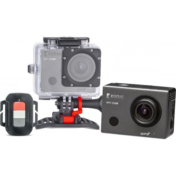 Full HD action cam GPS and WiFi