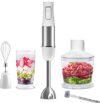 Minipimer Frullatore a Immersione 1000W, 5 in 1 Mixer