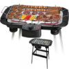Piastra Grill Elettrica con Gambe d'Appoggio Portatile